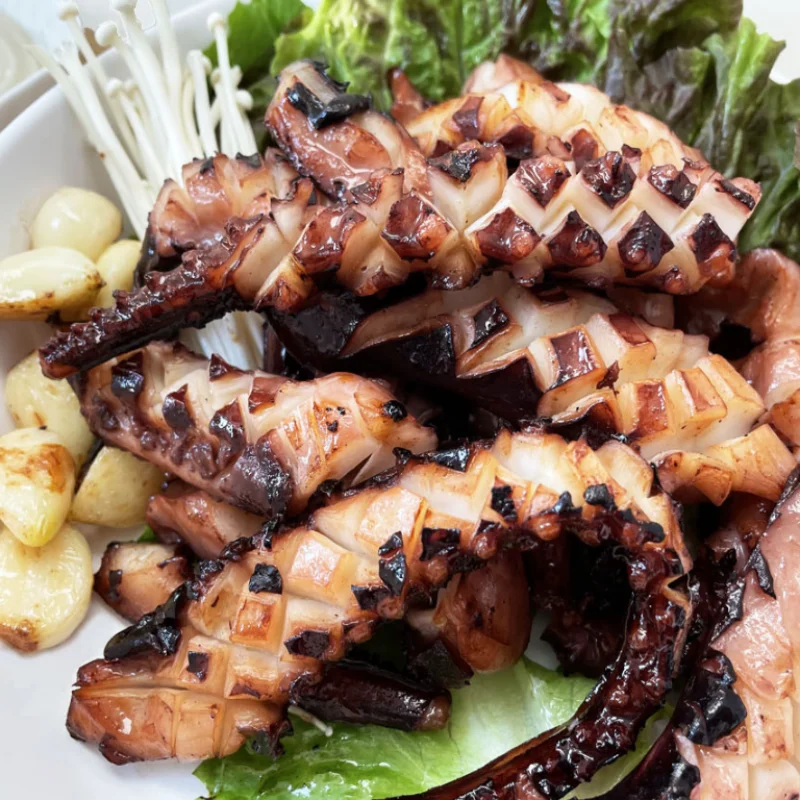 쫄깃하고 식감좋은 통족 오징어다리 국내가공 1kg