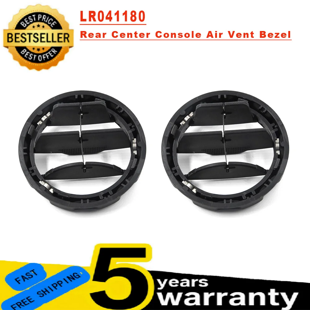 1Pc Of 2 Stuks Car Center Achter Vent Grille Bezel LR041180 Voor Land Rover Discovery 3 & 4 Bereik rover Sport