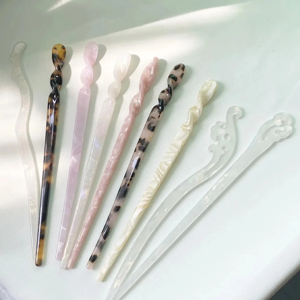 3/5 pièces ensemble d'épingles à cheveux nouveau Style chinois ancien épingle à cheveux Simple mode cheveux accessoires Y2k épingle à cheveux femme pinces à cheveux