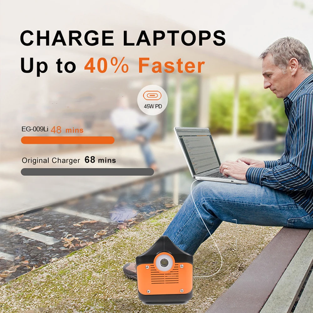 Gaiaray 100 واط 300 واط 500 واط محطة الطاقة المحمولة موجة جيبية نقية مولد الطاقة الشمسية 110 فولت/220 فولت UPS محطة شحن التخييم قوة البنك #3