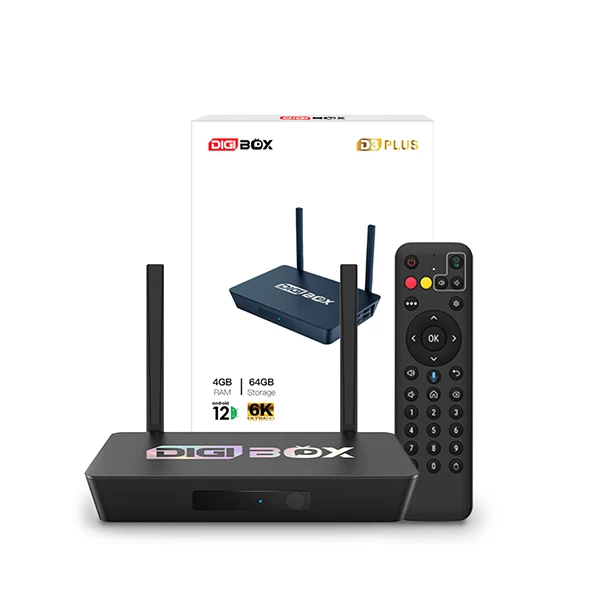 Genuine] DIGIBOX D6 MAX Android TV Box Hot Sell in Japan,USA