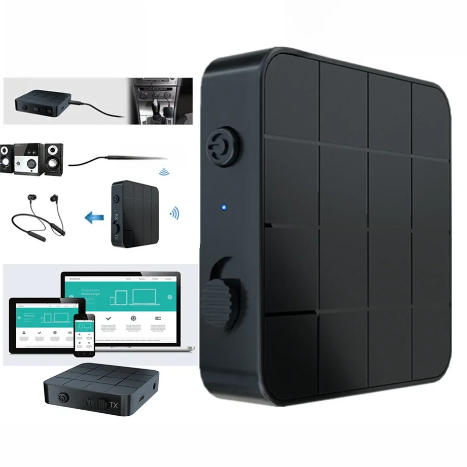 Grwibeou Bluetooth 5.0 4.2 récepteur et émetteur Audio musique stéréo adaptateur sans fil RCA 3.5MM prise AUX pour haut-parleur TV voiture PC