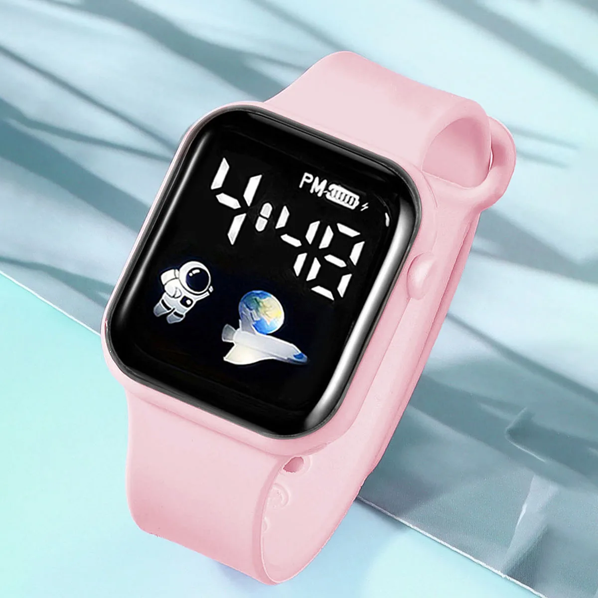 6-Piece Set of Cute and Elegant Spaceship Series Women's Watches, Electronic Watches with Bowknot Jewelry, No Smart Display Function, Suitable for Daily Wear, Birthday Gift