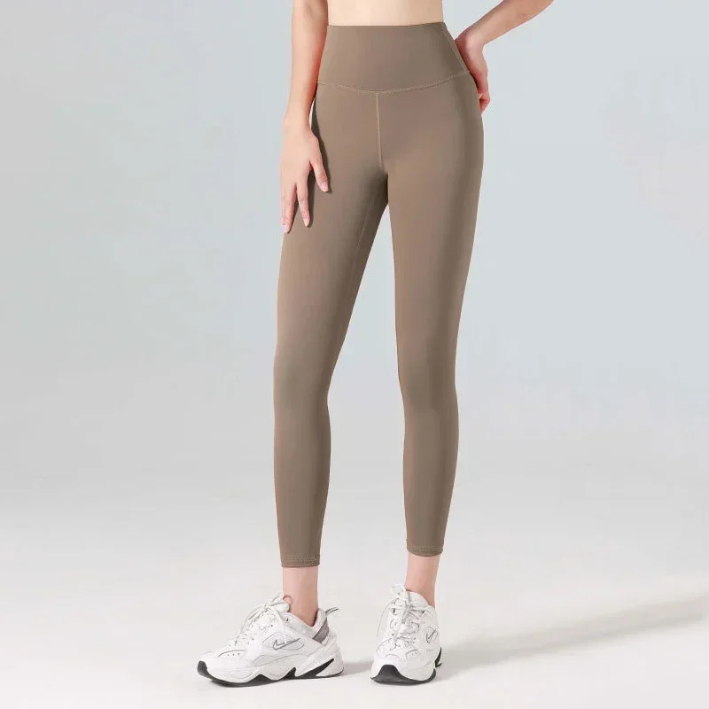 Plus size Bezszwowe spodnie do jogi Legginsy gimnastyczne z wysoką talią Sportowe damskie legginsy fitness Kobiece legginsy do biegania Seksowna dziewczyna — zdjęcie 2