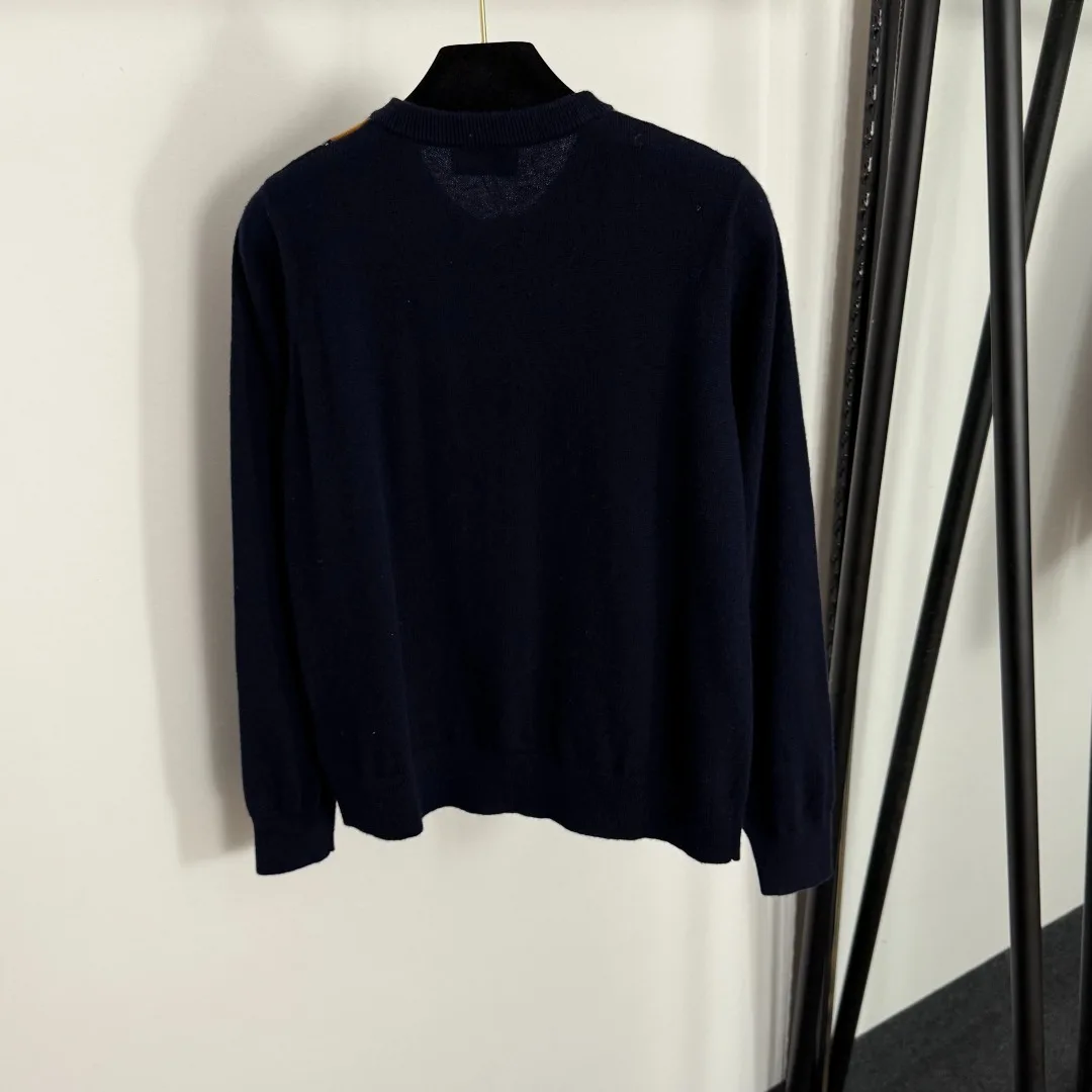 

2026 New Women Clothes Early Spring Wear Round Neck Long Sleeve Wool Knitted Cardigan Comfortable And Versatile