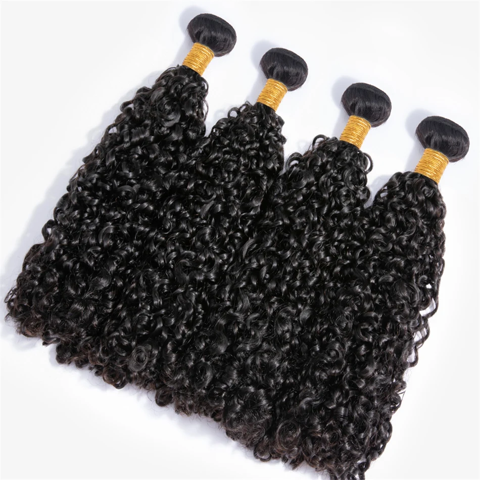 Brazilian 10A Small Spirals Curly Bundles Unprocessed Kinky Curly Human Hair Curls Weaving 1 3 4 Bundles Virgin Hair Extensions