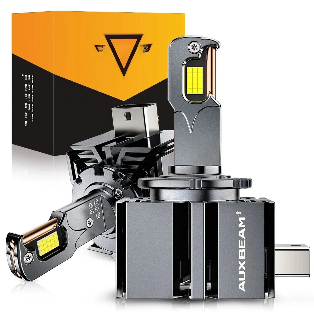 AUXBEAM D-PRO-serie LED-koplamplamp D1 D1S D1R D2 D2S D2R D3 D3S D3R D4 D4S D4R 70W 22000LM HID VERVANGING 6500K KOEL WIT - afbeelding 2