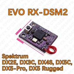 MXO-Racing Spektrum KYOSHO MINI-Z EVO DSM/DSM2 Receiver For MR-03EVO/MA-030EVO #MX EVO RX-DSM2