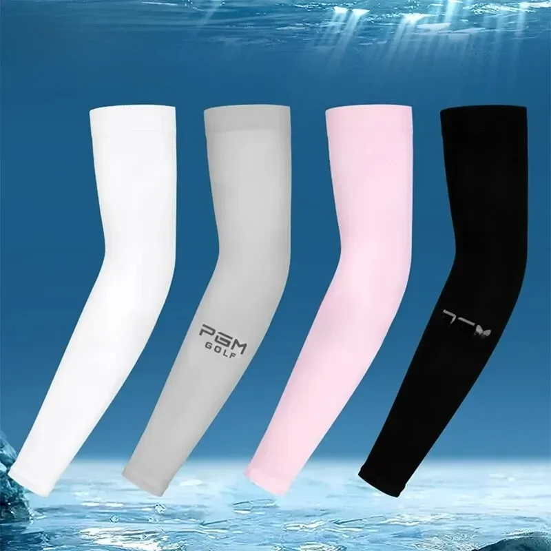 PGM 1 Para Mężczyźni Kobiety Golf T-Shirt Akcesoria Rękawy Naramienne Ocieplacze Przeciwsłoneczne Lodowe Chłodne Oddychające Outdoorowe Odzież Sportowa 4 Sezon XT002 — zdjęcie 2