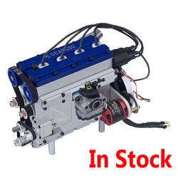 38CC V4 Four-stroke Gasoline Engine Model Mini Double Cam Gasoline Engine Model Three Piston Ring Boy Birthday Gift