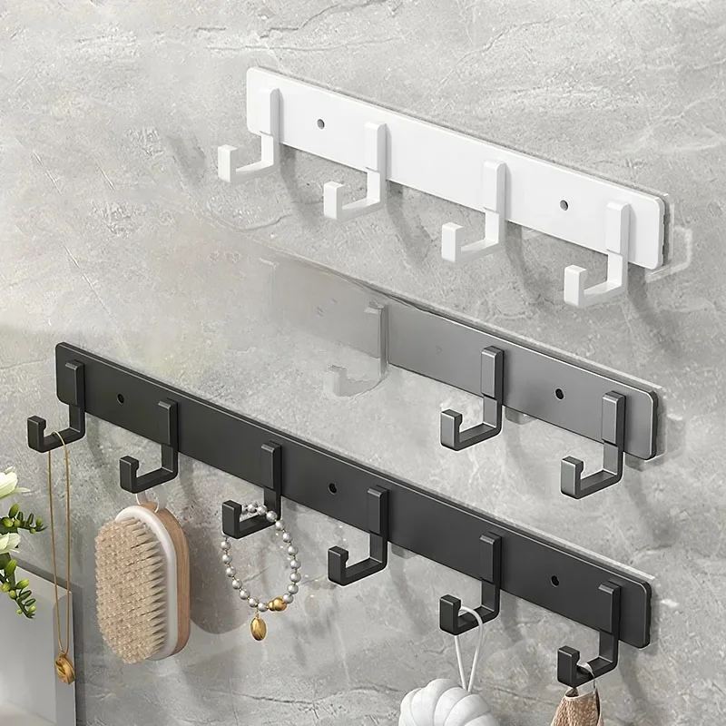 Küchen- und Badezimmerhaken Belastbare Klebehaken Starker Klebstoff für Handtücher Badezimmerwände Ohne Perforationen Wandmontiert