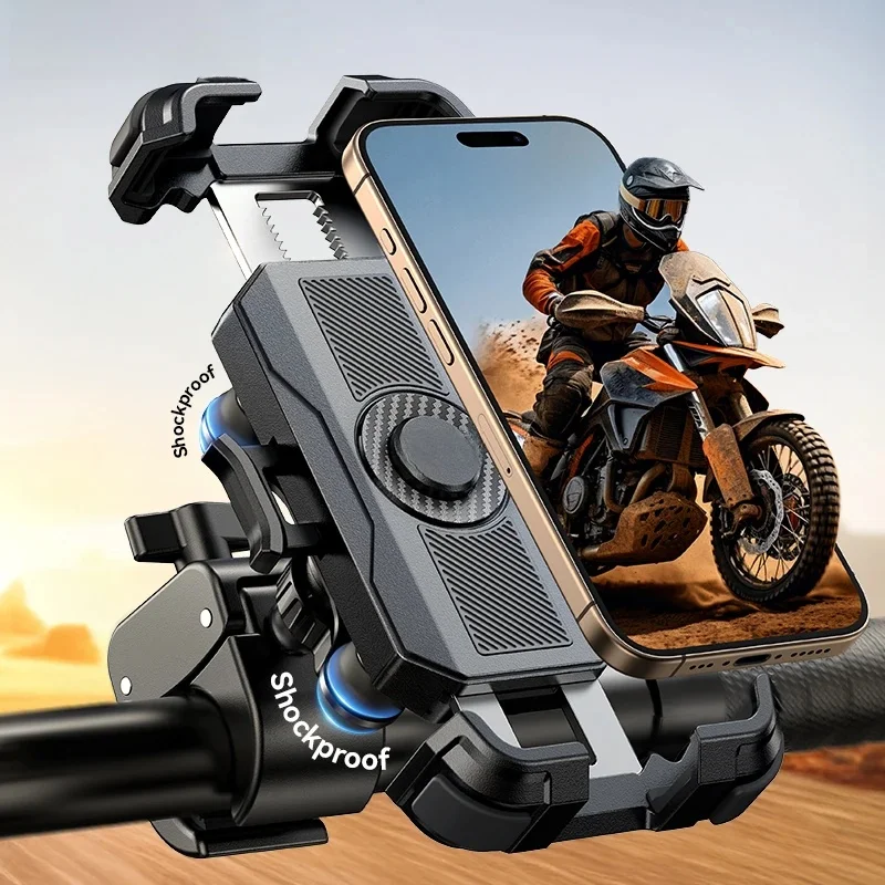AliExpress Joyroom Motorcycle Phone Holder Anti Vibration Phone Mount for Motorcycle Handlebar Bike Phone Mount for iPhone for 4.7-7” Phone