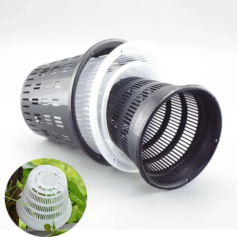 Mir de culture hydroponique en plastique à mailles pour plantes orchidées, pot de fleurs pour pépinière, outils de jardin en serre respirante