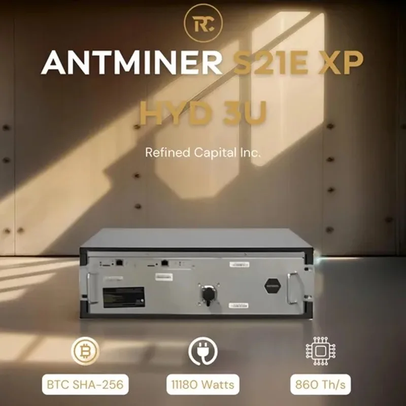 iStocks HOT SALES Bitmain Antminer S21e XP Hyd 3U