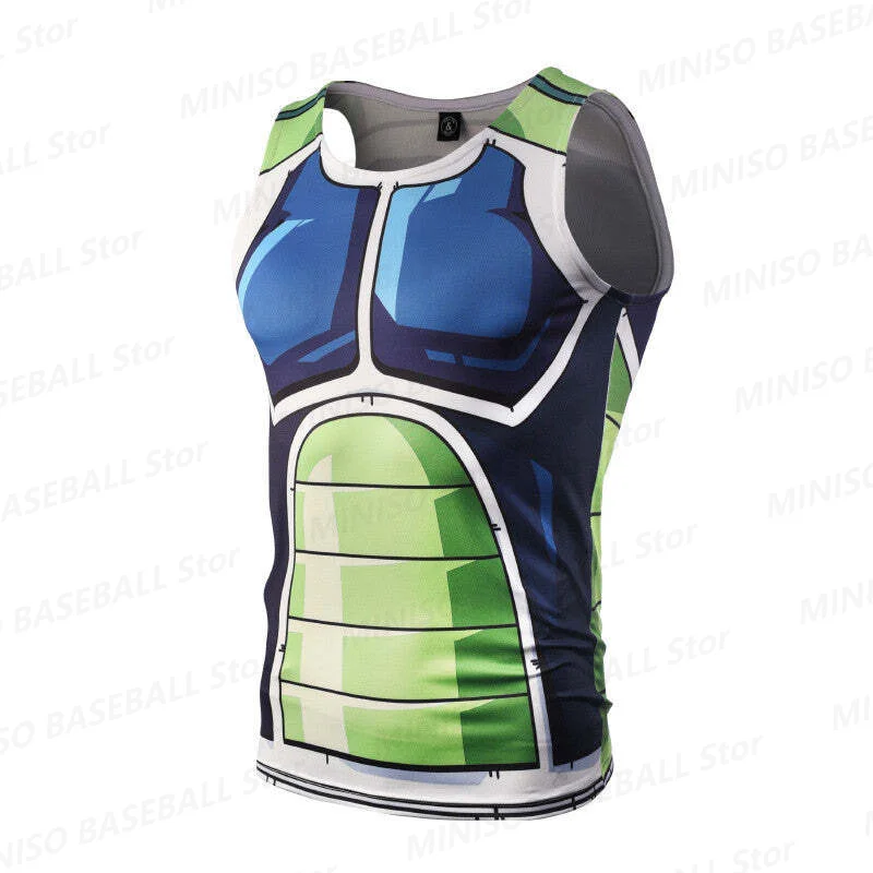 New Summer Marvel Boy Casual Vest Dragon.Ball 3D Printed Sports Top KID/Adult Quick-Drying Anime Breathable Sports Vest T-Shirt