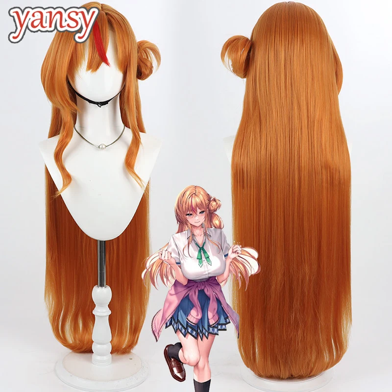 yansywig-peluca-de-cabello-sintetico-para-cosplay-de-yanagi-shion-modelo-amakano-3-yanagi-shion-100-cm-de-largo-lisa-de-color-naranja-con-reflejos-rojos-resistente-al-calor
