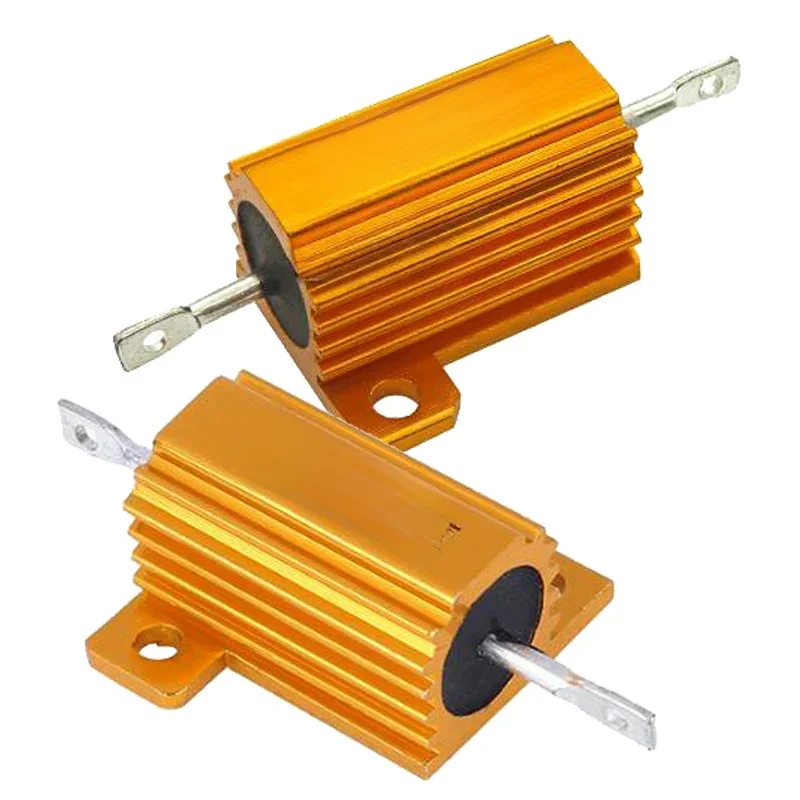 RX24 25W Aluminiowa metalowa obudowa Rezystor drutowy 820R 910R 1K 1.2K 1.5K 1.8K 2K 2.2K 2.4K 2.5K 2.7K 3K 3.3K 3.6K Ohm — zdjęcie produktu 6