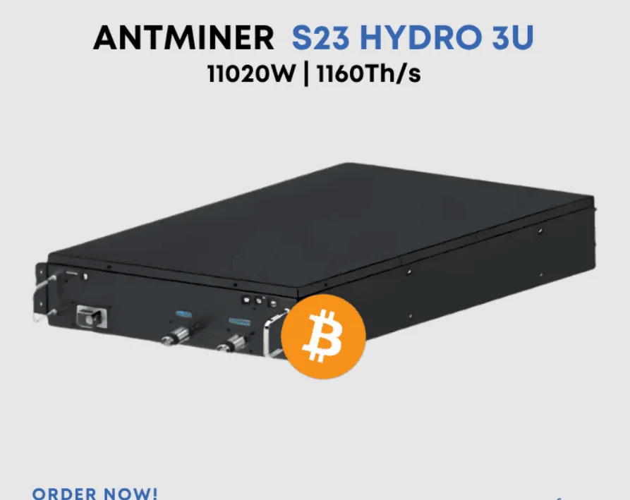 HKD Best Selling Brand New Bitmain Antminer S23 Hyd 3U with Original PSU Included