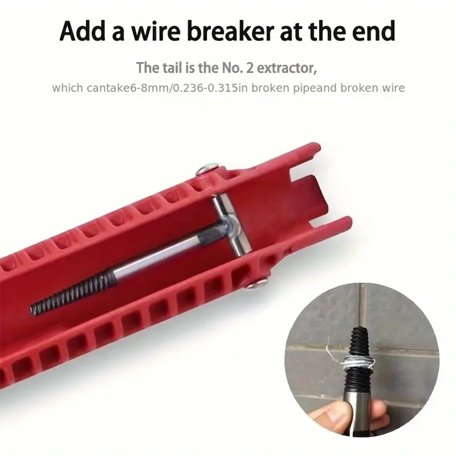 8 in 1 Sink Faucet Installation and Repair Wrenches, Multi-function Non-slip Faucet Wrenches, Bathroom Kitchen Wrenches