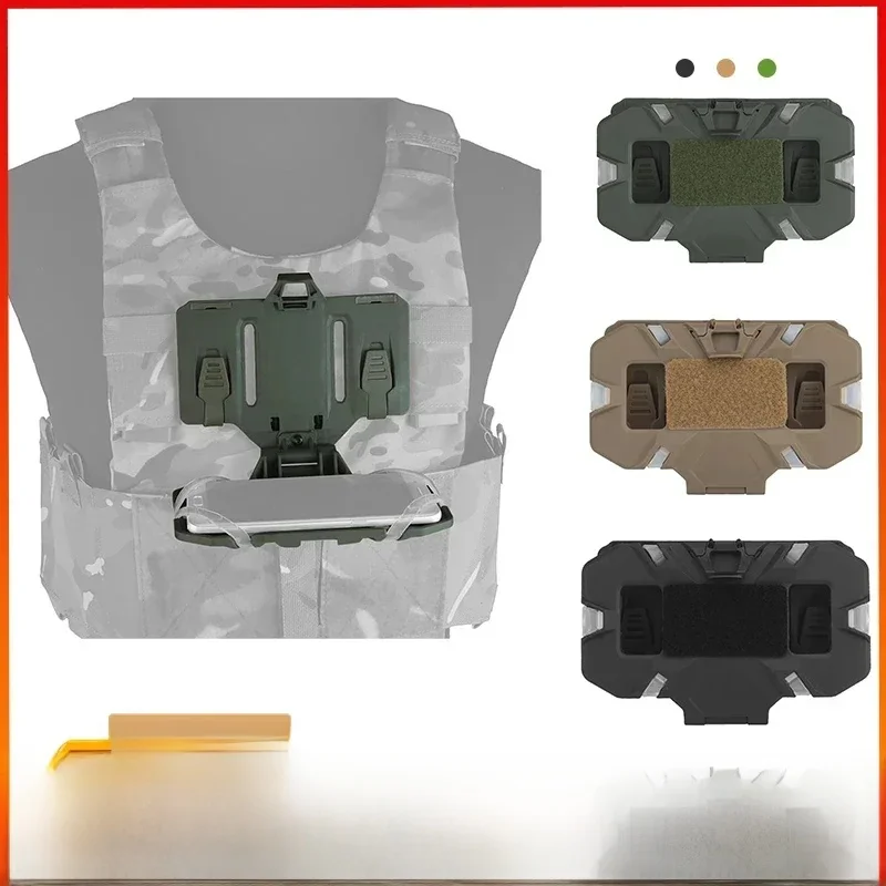 NOWA kamizelka taktyczna uchwyt na telefon składana tablica na telefon komórkowy płyta Molle Carrier Board uchwyt Molle do ekranu 4,7 "-6,7" — zdjęcie produktu 7