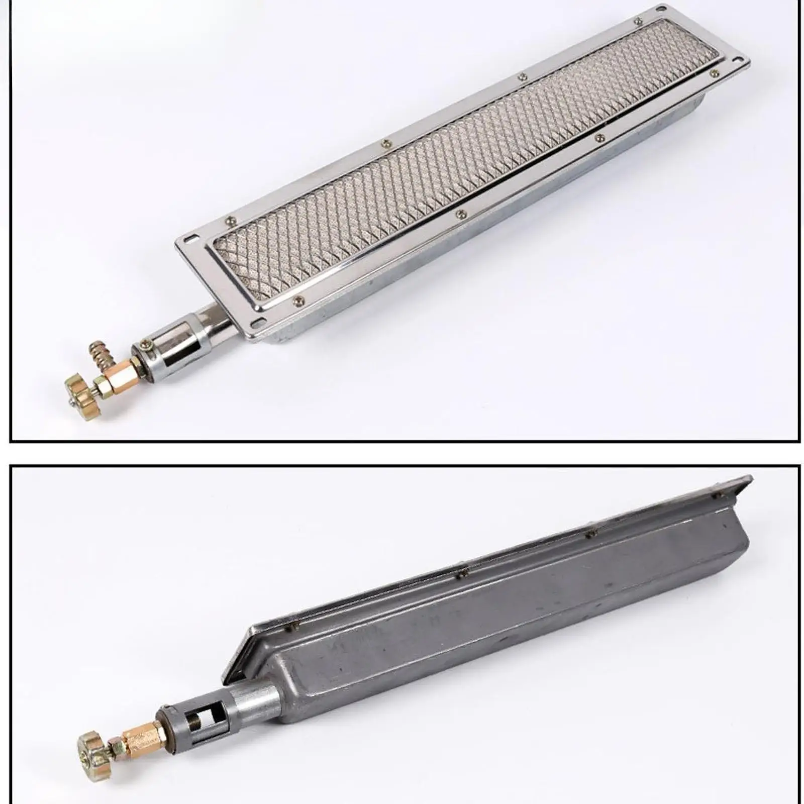 Stainless Steel BBQ Infrared Burner Replace Practical Industrial Searing Burner DIY Part Gas BBQ Grill Stove Sheet Energy-Saving