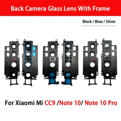 For Xiaomi Mi Note 10 Pro Back Rear Camera Glass Lens Frame Cover With Adhensive