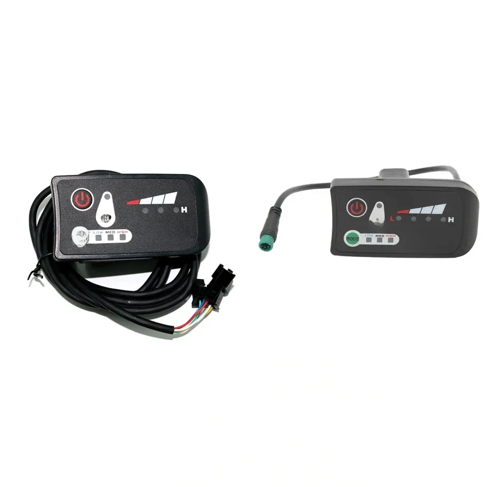 AliExpress NONE 790 Electric Bike LED Power Display Panel E-bike Modification Display Meter with Waterproof 5P Male Plug for 22.2mm Handlebars