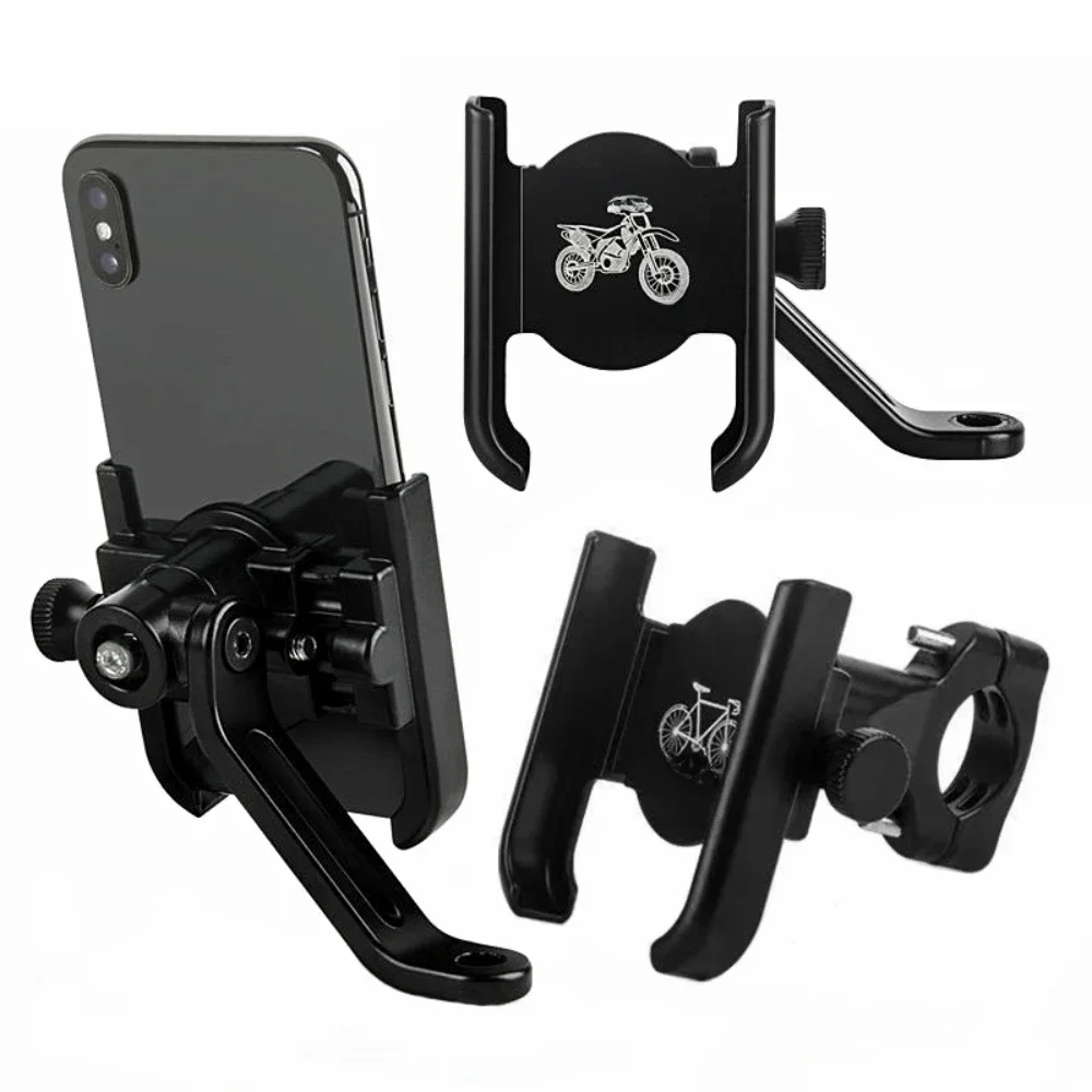 AliExpress Virwir Aluminum Alloy Motorcycle Bike Phone Holder GPS Base Bracket Mount Clip Support Bicycle Handlebar