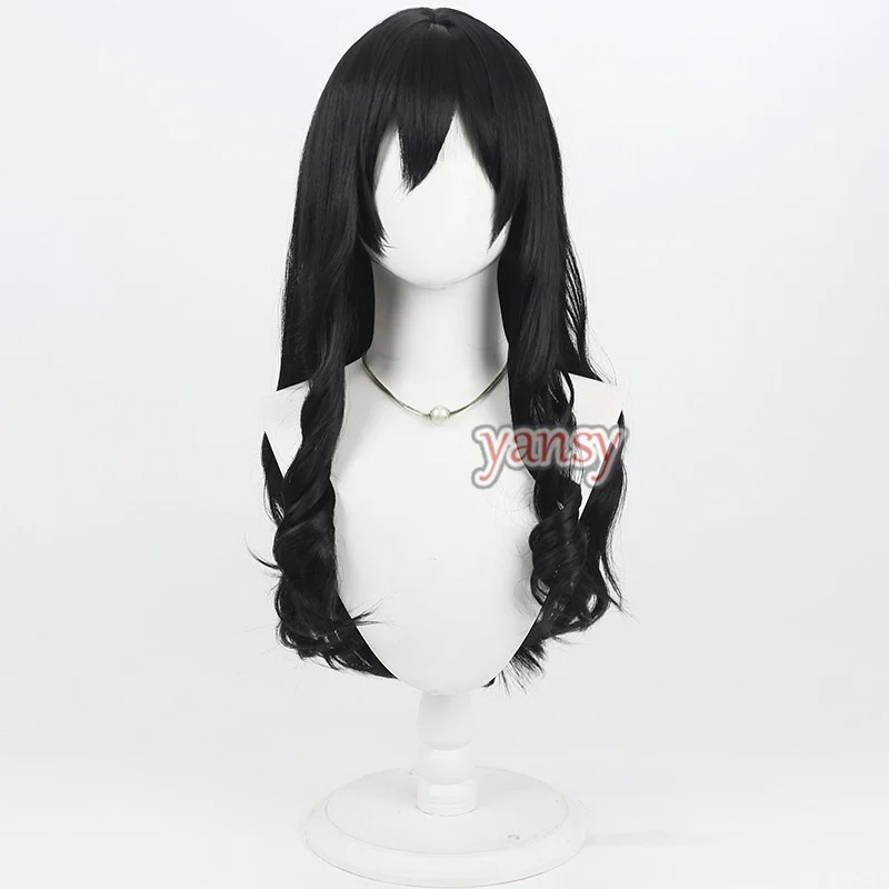 Yansywig Synthetic Hair Ohga Wajima Cosplay Wigs Nippon Sangoku: The Three Nations of the Crimson Sun Black Wig Heat Resistant
