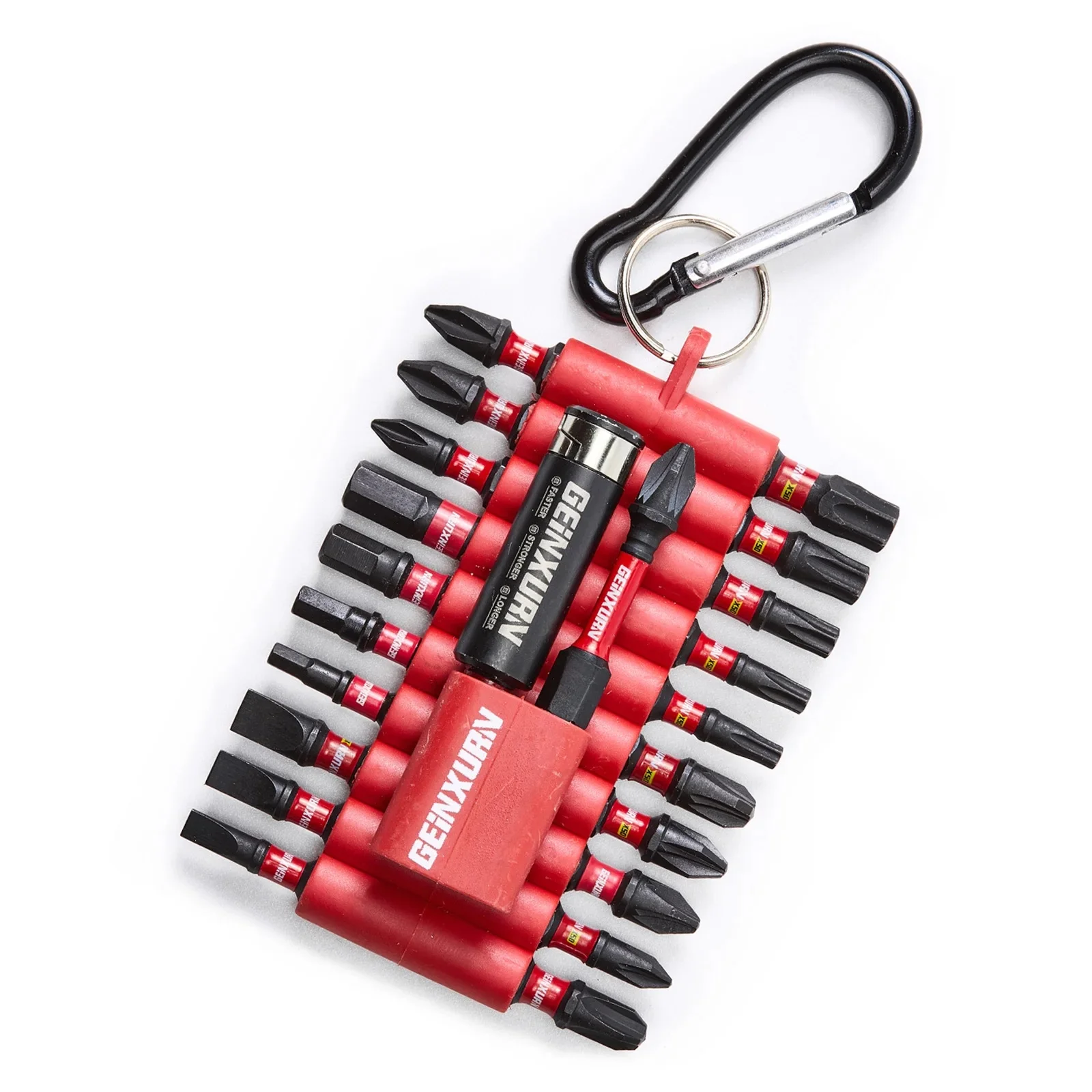Geinxurn 22 STKS 1 "/2" gemengde magnetische S2 stalen multi-cross driver bits, 21 stuks driver bits en 1 pc bithouder met organizer hoes - afbeelding 2