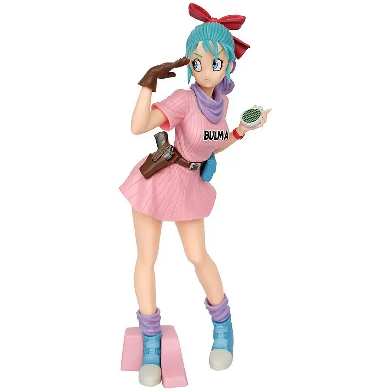 Anime Cartoon Dragon Ball Z 25cm Bulma PVC Action Figure Cute Statue Model Figurine Collectible Dolls Toy Gifts