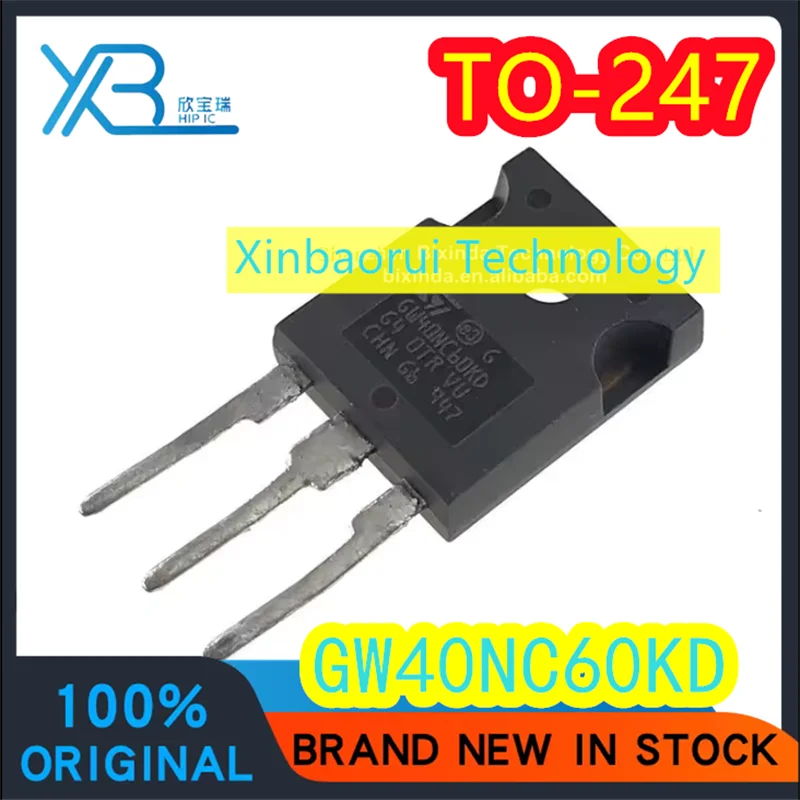 (4/20pieces) GW40NC60KD STGW40NC60KD STGW40NC60 IGBT tube original spot TO-247 600V 40A electronics brand new