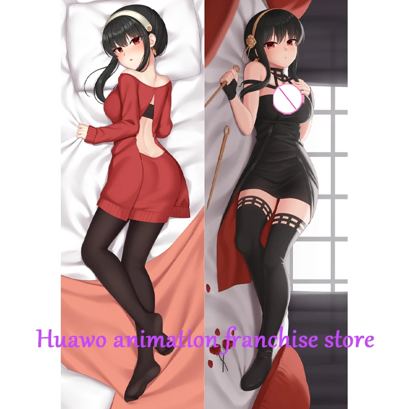 Anime Dakimakura Pillow Yor Forger 2-Side Print Pillowcase Hugging Body Cushion Cover Otaku Waifuristmas Decoration 2023