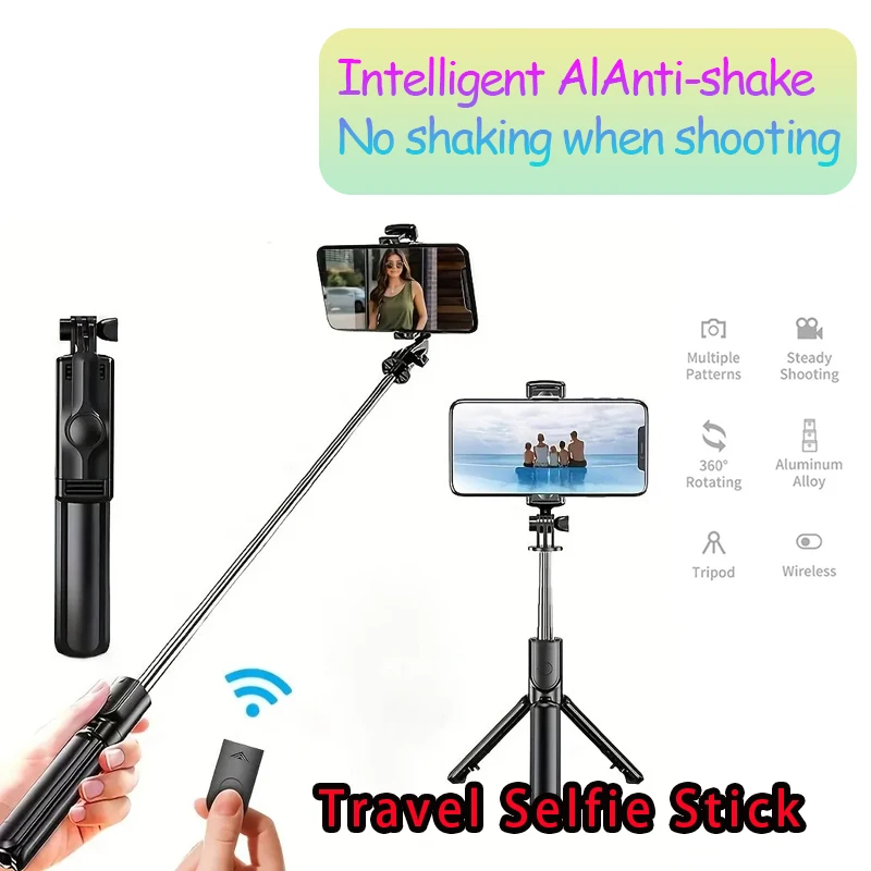 New  Selfie Stick S03 Tripod Bracket With Bluetooth Remote Control Wireless Selfi Stick Phone Holder Stand for iPhone Samsung