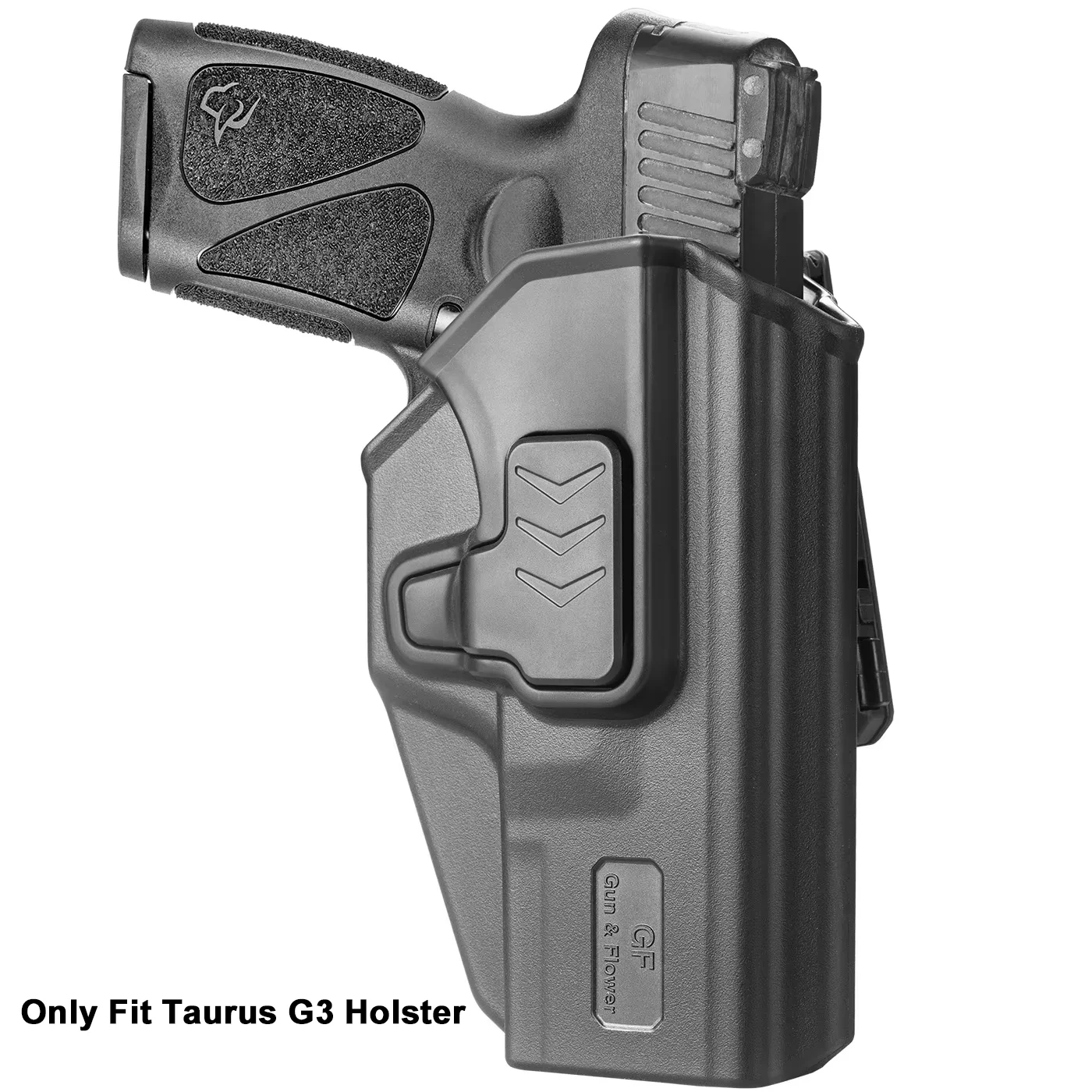 Nur passend für Taurus G3 Holster OWB Polymer Holster für Taurus G3 Zeigefinger-Entriegelungssystem/verstellbarer Beutel, rechte Handtaschen