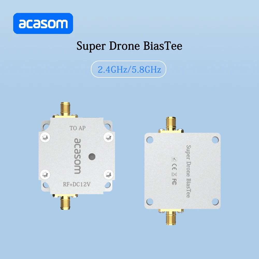 Fuente de alimentación de 2,4 GHz y 5,8 GHz, alimentador sesgo RF, bloqueador RF para WIFI, ZIGBEE, BLUETOOTH