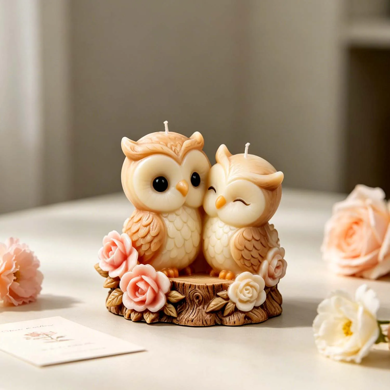 

Happy And Fun DIY Cockatoo & Cat Couple Mold Suitable for Crafting Candles, Gypsum Diffuser Stones, Desktop Ornaments