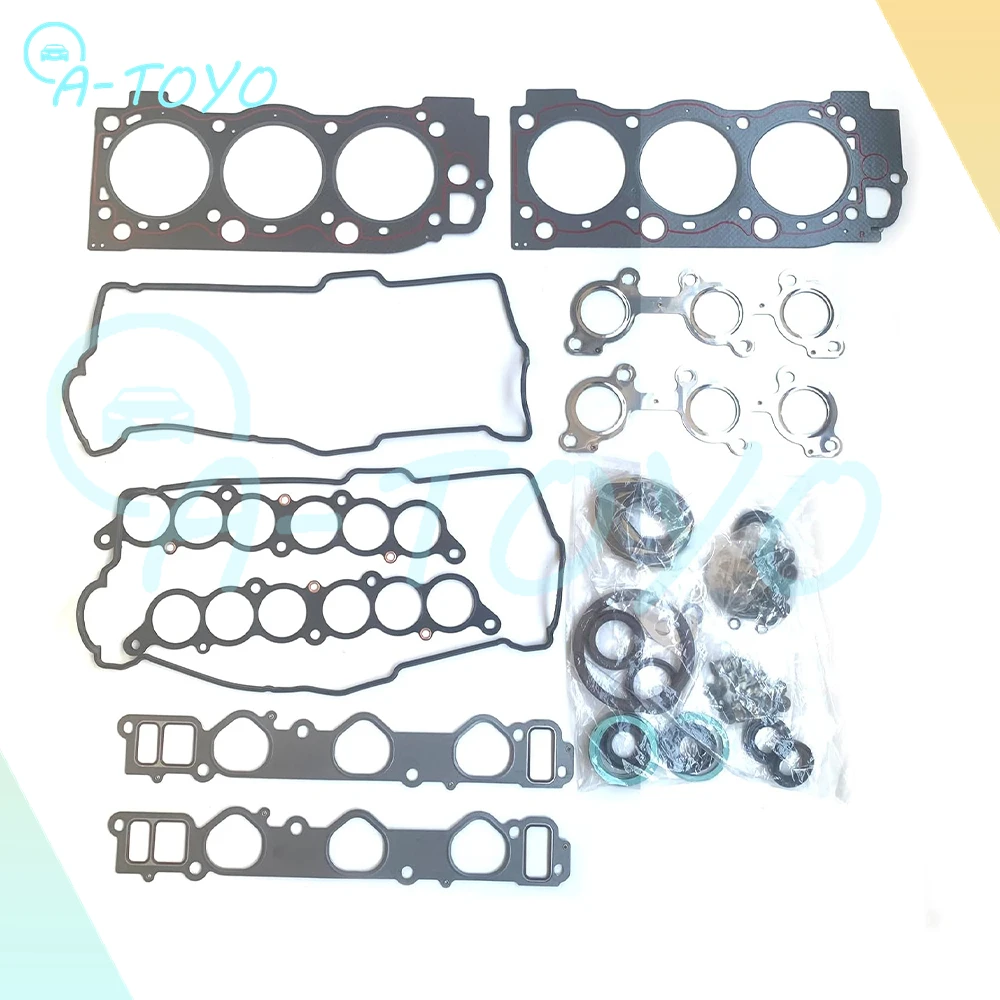 

For Toyota LandCruiser Prado 4Runner Hilux Engine Rebuilding Gasket Set 04111-62080 0411162080 04111-62081 0411162081