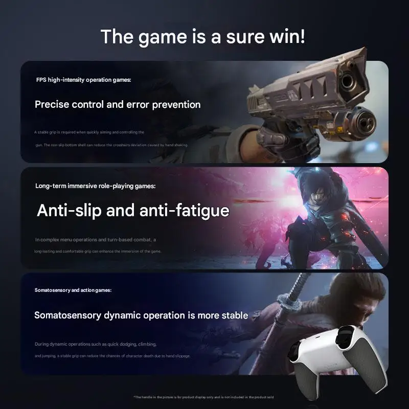 PS5 controller back shell non-slip soft rubber bottom shell suitable for BDM010/020/030/040/050 - Image 4