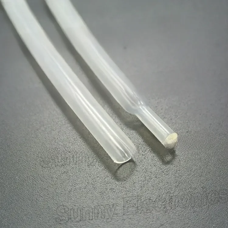 5 m/partia 9.5mm 3/8 "klej/klej pokryte przezroczysty przezroczysty termokurczliwa termokurczliwe rurki termokurczliwe — zdjęcie 2