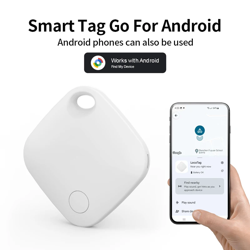 

2026 Smart Tag for Android Works with Google Find My Device Global Precise Positioning Anti-Lost Reminder & Privacy Protection