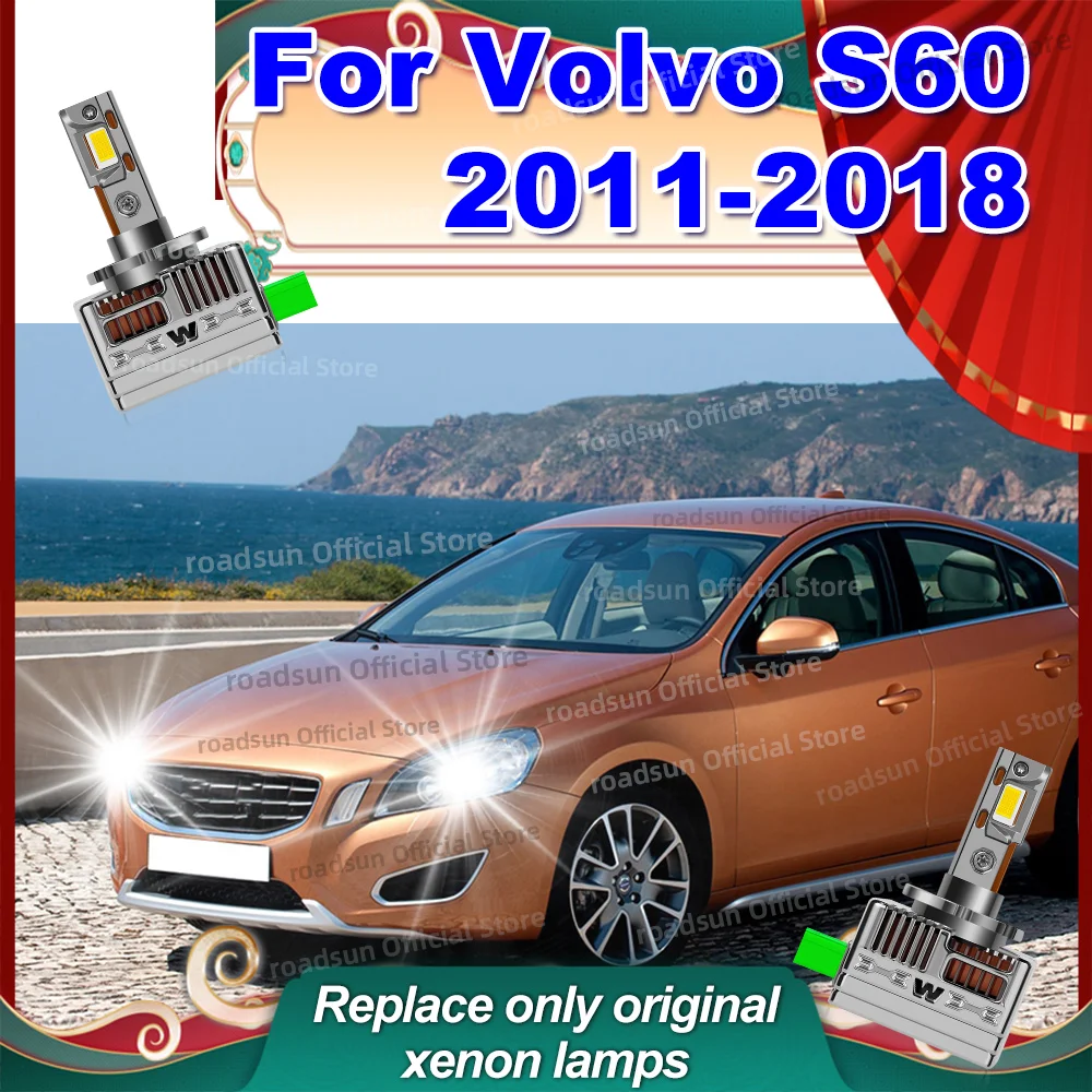

Led Headlight Bulbs Canbus Car Lamp 50000LM Xenon Lamp Upgrade For Volvo S60 2011 2012 2013 2014 2015 2016 2017 2018