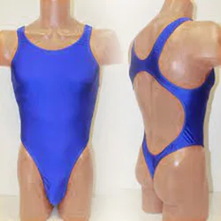 Mens G3931 bodysuit Thong Leotard Poly spandex High Cut new style