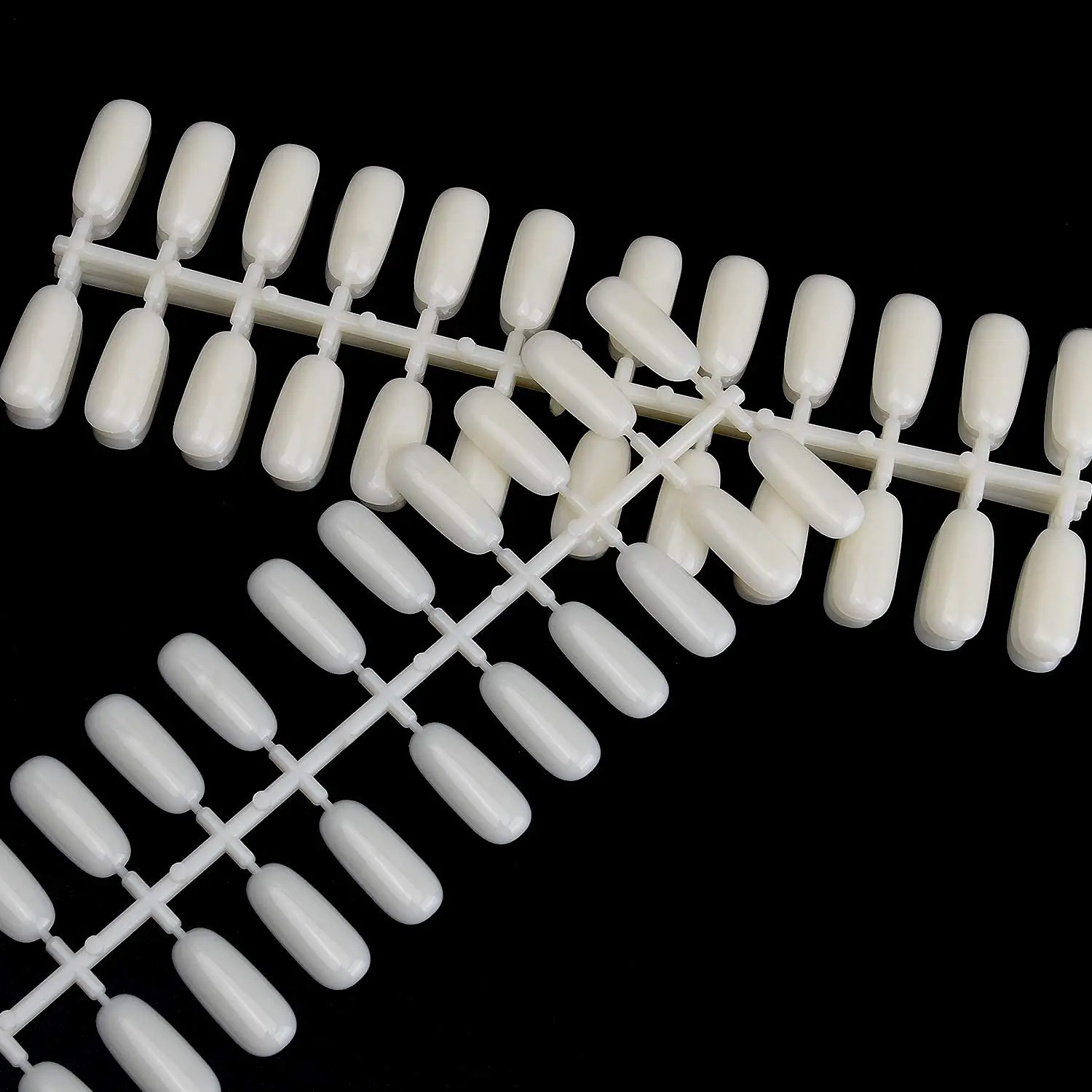 120 punte per unghie finte per esposizione dei colori delle unghie, punte per nail art finte per campioni di colori per unghie con smalto gel UV, campioni di organizzazione