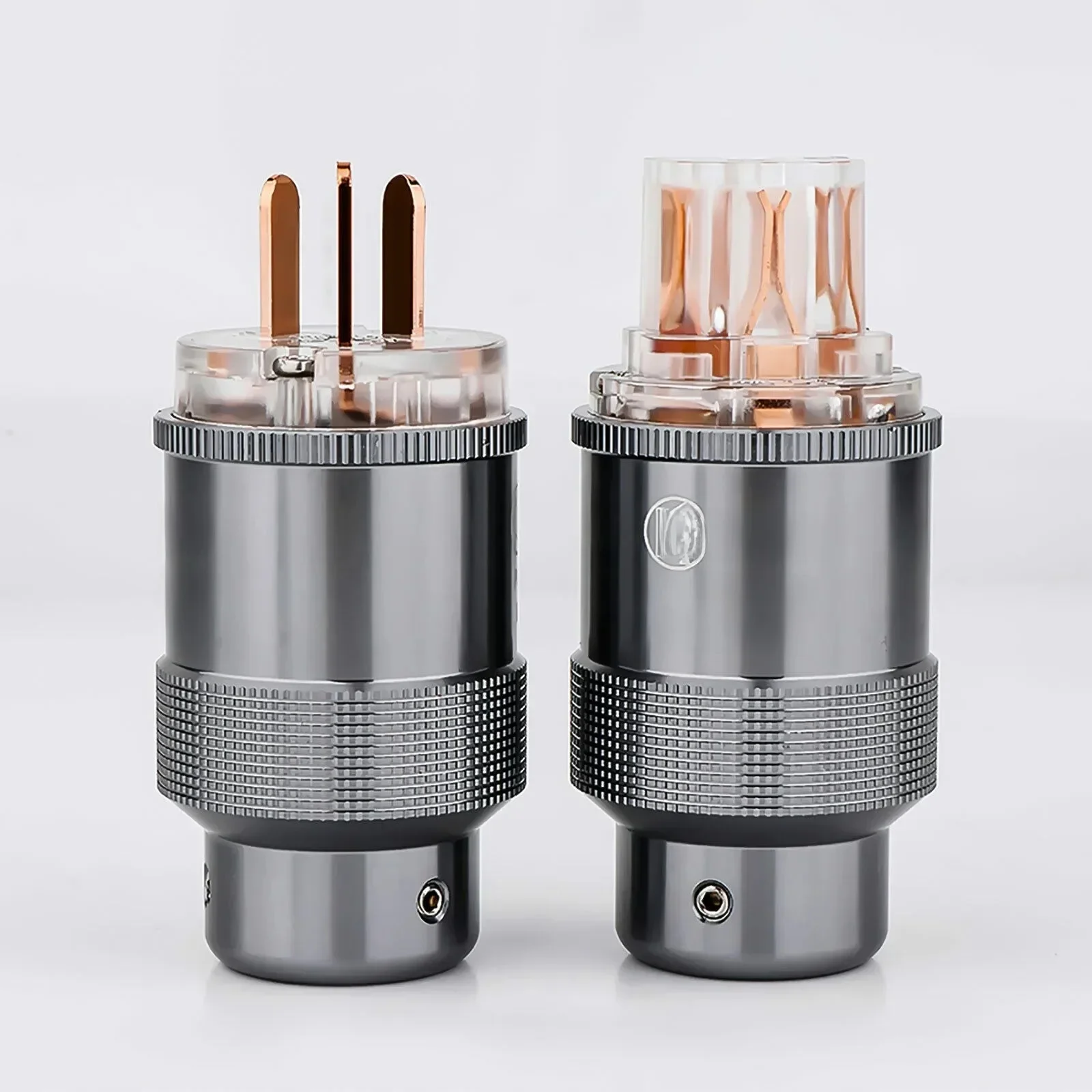 Wysokiej klasy wtyczka AU z czystej miedzi, żeński konektor IEC do kabla audio HiFi, do samodzielnego montażu linii zasilającej dla audiofilów. — zdjęcie produktu 7