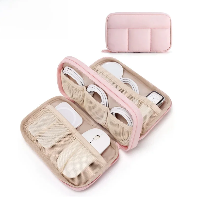 BAGSMART Electronics Organizer Przenośna torba do przechowywania kabli do ładowarek Kable Telefony Podróżne Cyfrowe etui na słuchawki — zdjęcie produktu 7