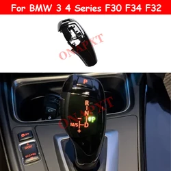 Piano Black Gear Knob Shift Lever Cover Replacement LHD RHD Interior Accessories For BMW 3 4 Series F30 F34 F32