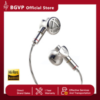 BGVP DX7 Flagship Tunable Flat Head Earbuds HIFI 2 in 1 Plug 3.5mm/4.4mm Replaceable MMCX Wired Earphone