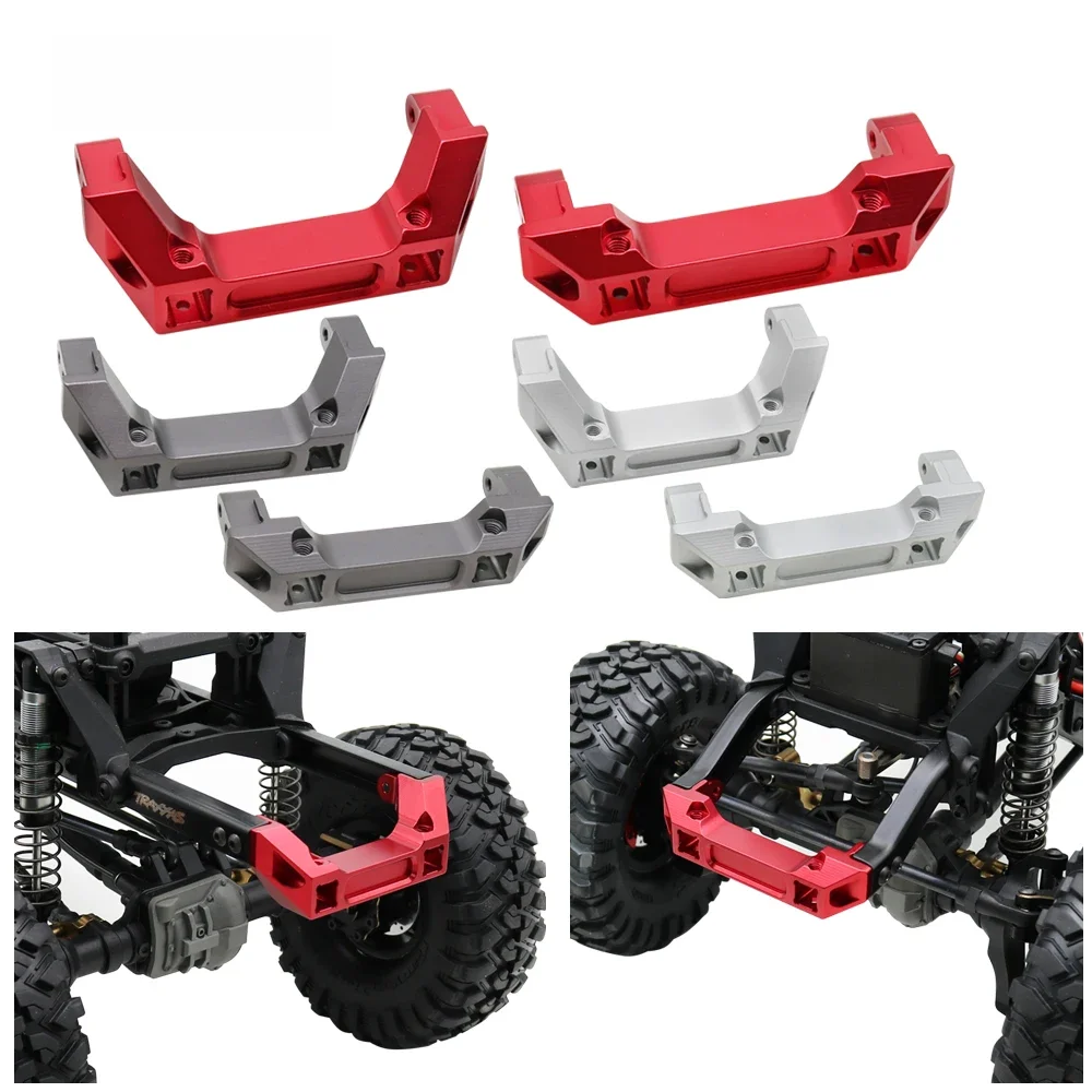 CNC-AluminiumlegierungTRX4 vordere und hintere Stoßstangenhalterung für 1/10 RC Crawler TRX-4 Upgrade-Teile