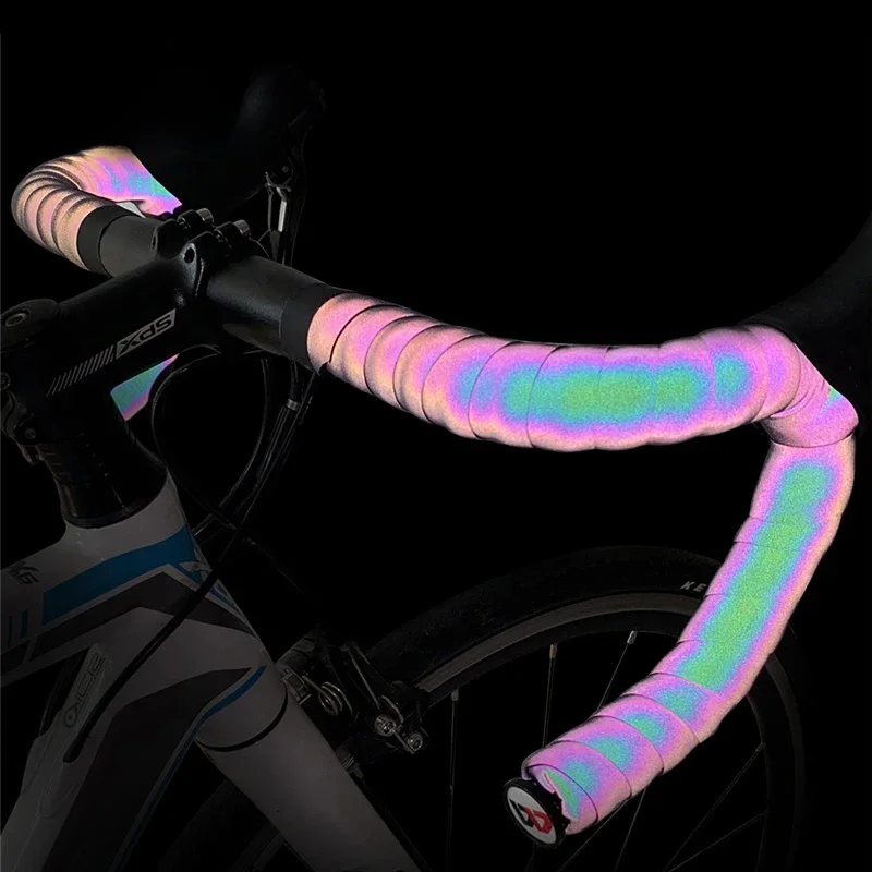 AliExpress West Biking WEST BIKING Bicycle Handlebar Strap Reflective Discolor Bike Handlebar Tape Anti-slip